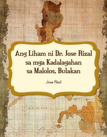 Rizal liham sa kababaihan ng malolos .
